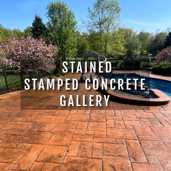 Stained Stamped Concrete Gallery